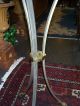 Antique Brass,  Steel And Marble Table With A Griffin / Ram Design 1900-1950 photo 3