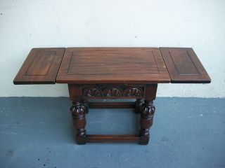 Antique French Country Side Extended Table 06713 photo