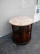 1940 ' S Marble Top Cherry Round Table 852 1900-1950 photo 3