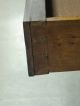 Antique Solid Walnut Handmade Cabinet Wide Deep Beveled Marble Top Use Anywhere 1900-1950 photo 7