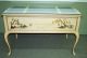 6003: Sligh Furniture Artist Signed French Writing Desk With Leather Top Post-1950 photo 3