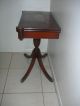 Antique Vintage Imperial End Coffee Lamp Game Table Mahogany Federal Mid Century 1900-1950 photo 1