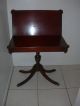 Antique Vintage Imperial End Coffee Lamp Game Table Mahogany Federal Mid Century 1900-1950 photo 2