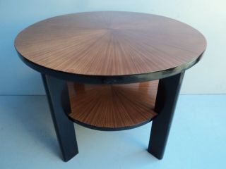 Old French Art Deco Style Side Table 08055 photo