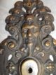 Two Architechural Victorian Figural Bronze Abraham Lincoln Head Door Back Plates 1900-1950 photo 5