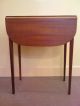 Elegant,  Delicate,  Small Mahogany Drop - Leaf Hall Table With Drawer 1900-1950 photo 4