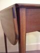 Elegant,  Delicate,  Small Mahogany Drop - Leaf Hall Table With Drawer 1900-1950 photo 7
