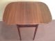 Elegant,  Delicate,  Small Mahogany Drop - Leaf Hall Table With Drawer 1900-1950 photo 8