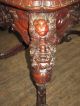 Carved Asian Center Hall Table Dragons Cabriolet 1900 ' S 1900-1950 photo 4