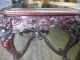 Carved Asian Center Hall Table Dragons Cabriolet 1900 ' S 1900-1950 photo 5