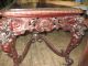 Carved Asian Center Hall Table Dragons Cabriolet 1900 ' S 1900-1950 photo 6
