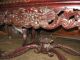 Carved Asian Center Hall Table Dragons Cabriolet 1900 ' S 1900-1950 photo 7