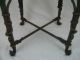 Arts & Crafts 9 Tile Raven Table With Organic Wrought Iron 1900-1950 photo 4
