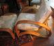 Bamboo Club Chair & Ottoman - Mid - Century Find Post-1950 photo 1