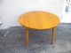 Queen Anne Legs Cherry Dining/dinette Table + 2 Leaves 1900-1950 photo 2