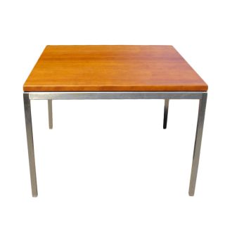 Vintage Pearwood Florence Knoll Side Table Price Reduced photo