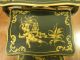 Wonderful Antique Italian Chinoiserie Nesting - Stacking Tables Solid Wood 1900-1950 photo 3