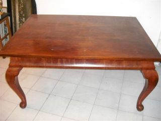 Mahogany Antique Italian Dining Room Table With Leaves photo