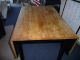 Antique Wooden Oak Drop Leaf Table With Two Chairs 1900-1950 photo 1