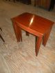 Antique Furniture Set Of 3 Mahogany Nesting Tables Mersman Parlor Accent 1900-1950 photo 7