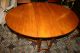 English Antique Barley Twist Drop Leaf Table.  Made From Oak. 1900-1950 photo 8