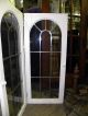 Pair Of Vintage Leaded Glass Palladian Styled Cabinet Doors 1900-1950 photo 2