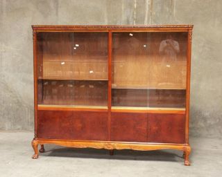 380 : Large European Chippendale Style Display Case photo
