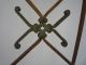 20 ' S French Wrought Iron & Black Marble Table/ Stand 1900-1950 photo 3