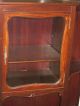 Antique Solid Mahogany Display Cabinet 1910 Restored And Refinished 41 