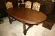 Large Oval English Antique Barley Twist Dining Table.  Made From Solid Oak. 1900-1950 photo 1