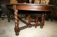Large Oval English Antique Barley Twist Dining Table.  Made From Solid Oak. 1900-1950 photo 5