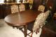 Large Oval English Antique Barley Twist Dining Table.  Made From Solid Oak. 1900-1950 photo 7