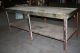 Antique Industrial Work Bench Sink - Monel Or Stainless Steel Top - Bar Counter 1900-1950 photo 2
