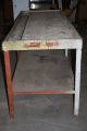 Antique Industrial Work Bench Sink - Monel Or Stainless Steel Top - Bar Counter 1900-1950 photo 4