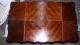 Carved Walnut Tray Top Coffee Or End Table 1900-1950 photo 3