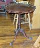 Carved Chippendale Mahogany Lamp Table 1900-1950 photo 1