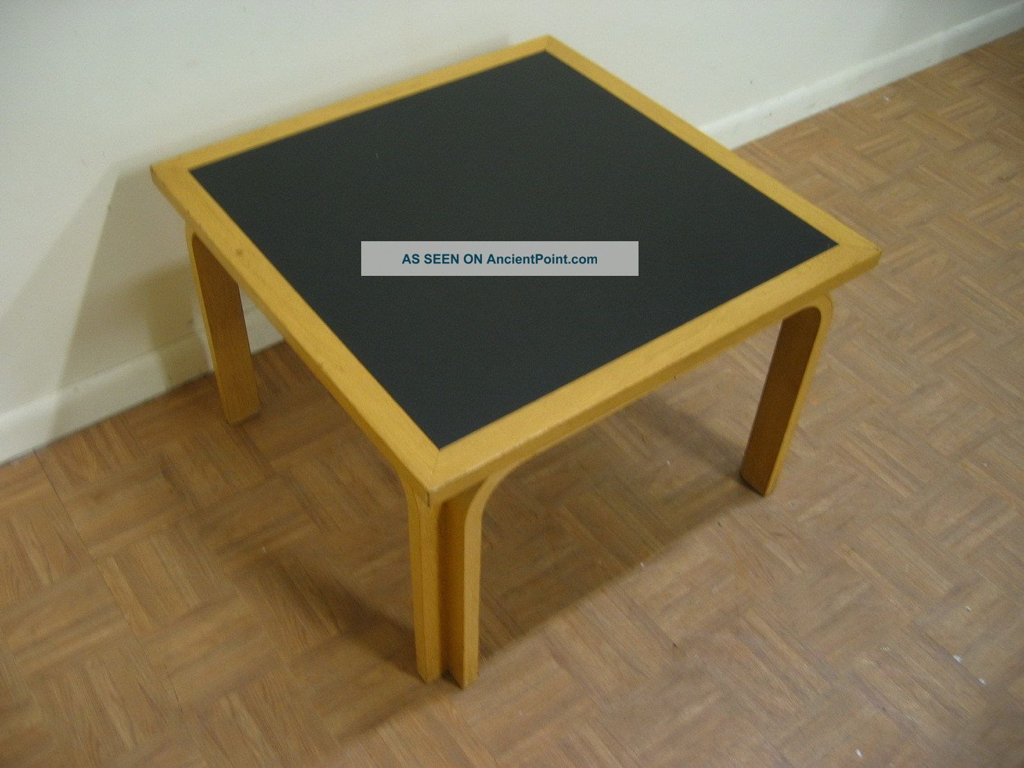 Danish Modern Bent Wood Lamp End Table 1900-1950 photo