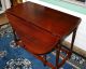 Splendid English Antique Drop Leaf Table.  Made From Oak. 1900-1950 photo 2