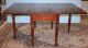 Early Cherry Reeded Leg,  Gate Leg Drop Leaf Table 1900-1950 photo 2
