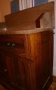 Antique Victorian Bathroom Washstand With Colored Marble W/splashback 1800-1899 photo 2
