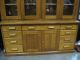 Antique American Oak Country Store Case Cabinet 1900-1950 photo 1