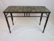 Mission Style Arts & Crafts Raven Tile & Wrought Iron Entry Table 1900-1950 photo 11