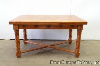 Gothic Oak French Refrectory Dining Room Table 08be044c photo