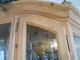 Antique Waxed Pine Solid Wood China Cabinet Made In Germany Hand Crafted 1900-1950 photo 9