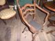 218a Oval Game Table W 4 Chairs Dining Table Table/ch 1900-1950 photo 2