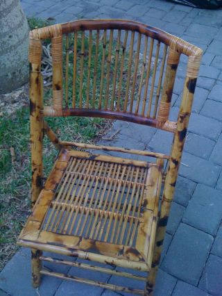 Vintage Bamboo Chair photo