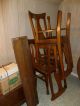Antique Table With Five Chairs 1900-1950 photo 3