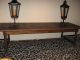 Wonderful Old Trestle Table 1900-1950 photo 3