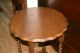 Stunning English Antique Barley Twist Oak Side Table 1900-1950 photo 1