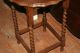 Stunning English Antique Barley Twist Oak Side Table 1900-1950 photo 2